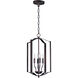 Provident 4 Light 15 inch Oil Rubbed Bronze Single Pendant Ceiling Light