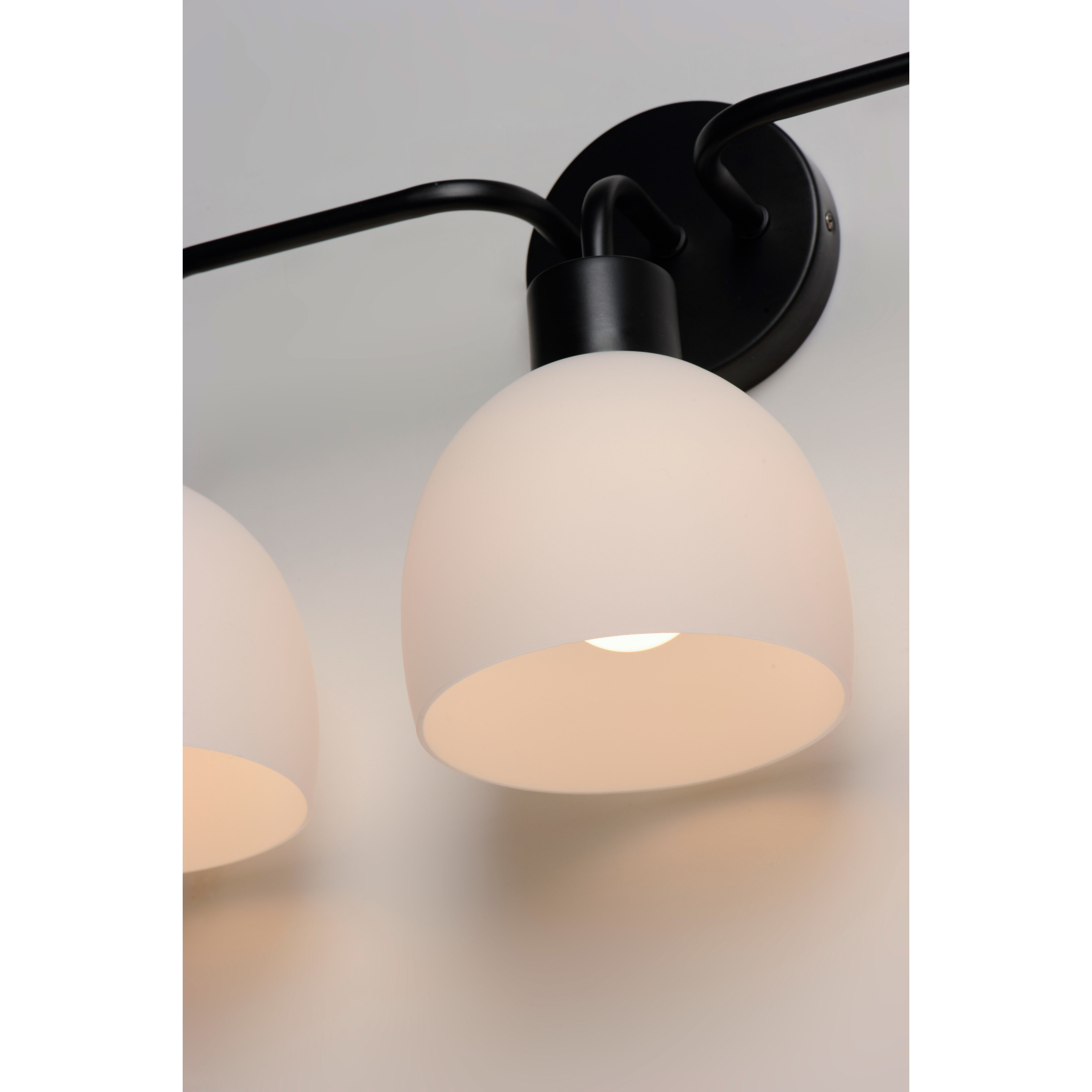 Coraline 3 Light 23 inch Black Bath Vanity Wall Light 