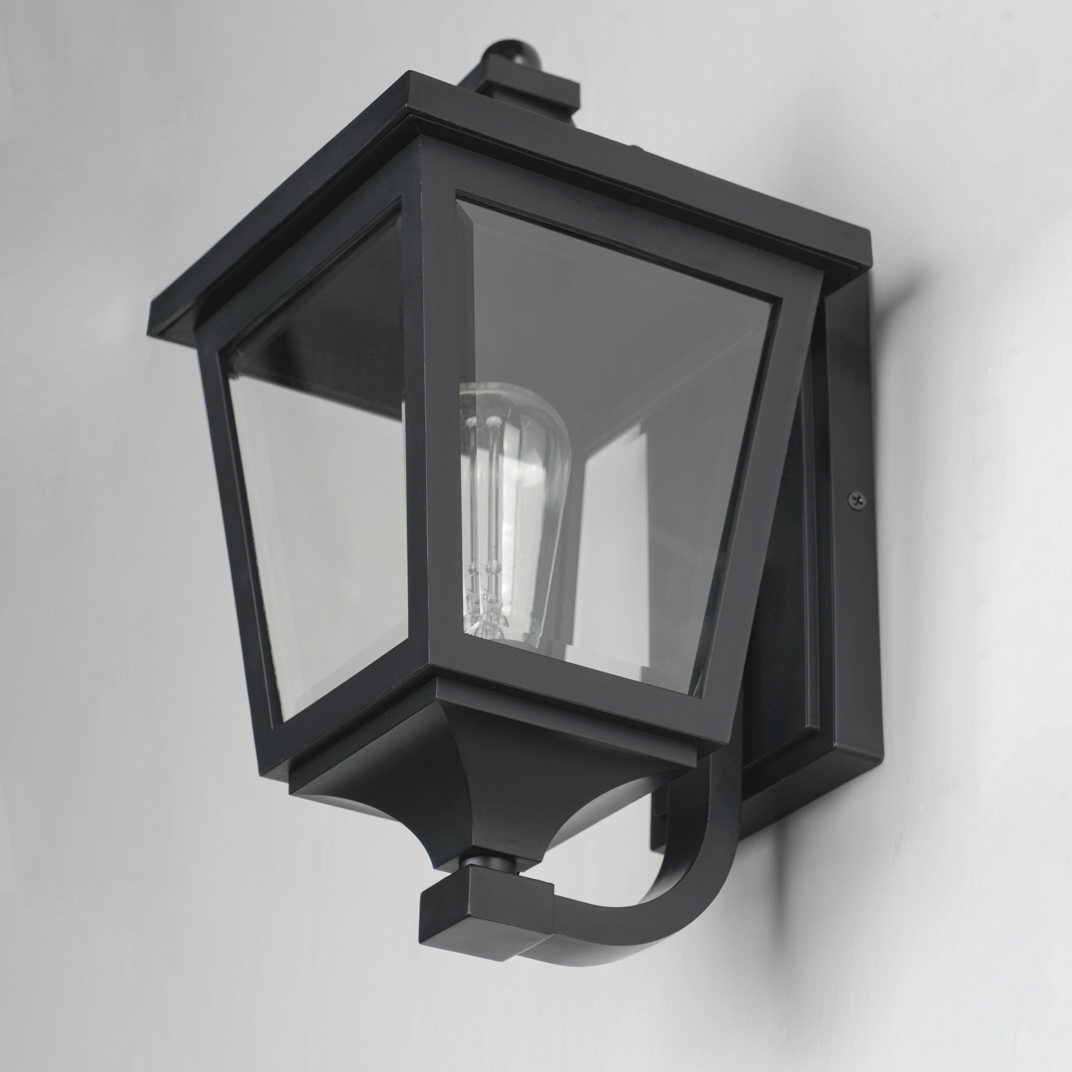 Sutton Place VX 1 Light 15 inch Black Outdoor Wall Mount