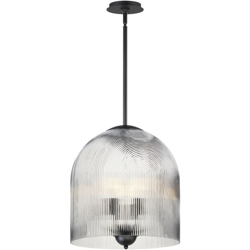 Dune 4 Light 15.75 inch Black Single Pendant Ceiling Light