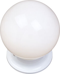 Essentials - 588x 1 Light 6 inch White Flush Mount Ceiling Light