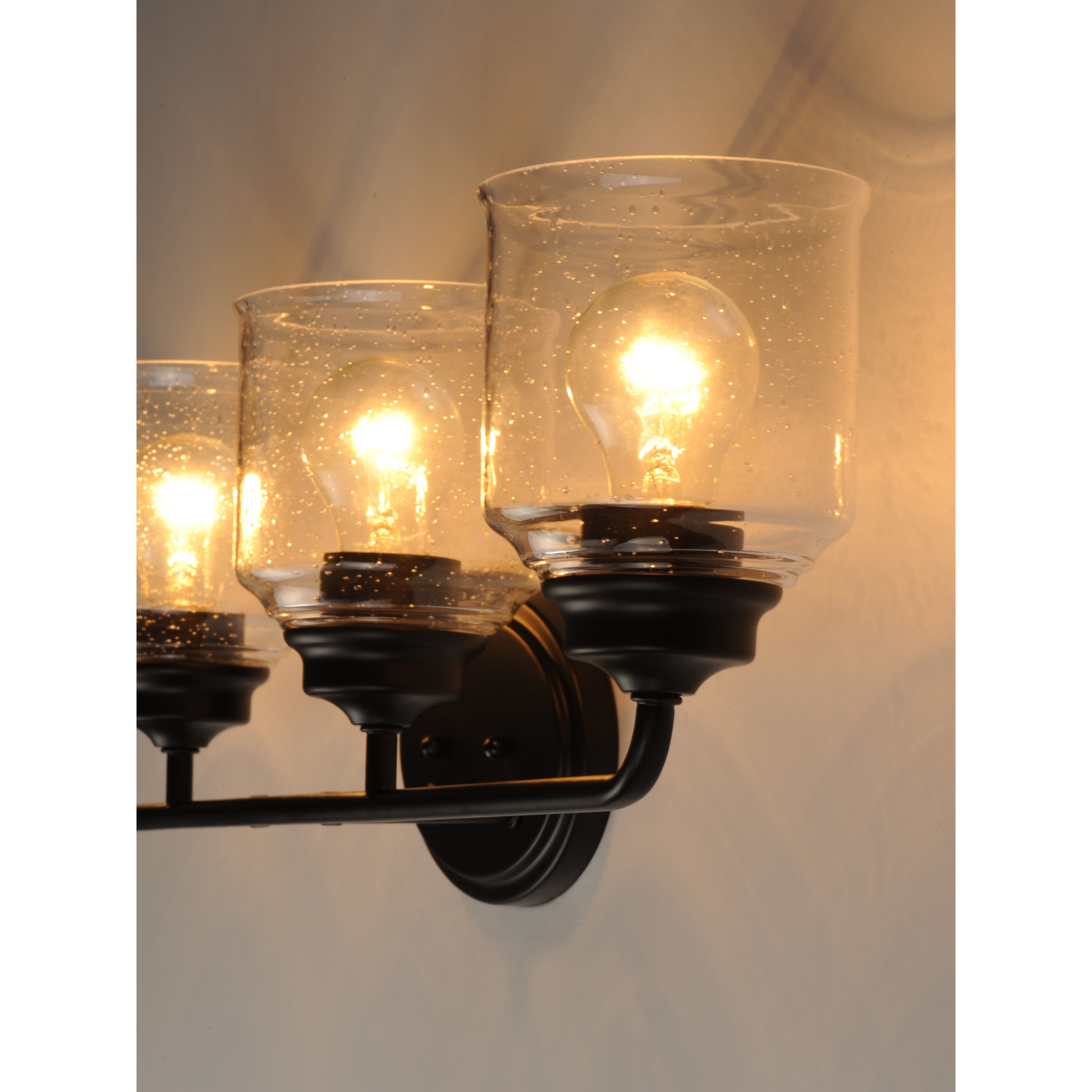 Acadia 4 Light 35 inch Black Vanity Light Wall Light