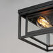 Cabana 2 Light 12 inch Black Outdoor Flush Mount
