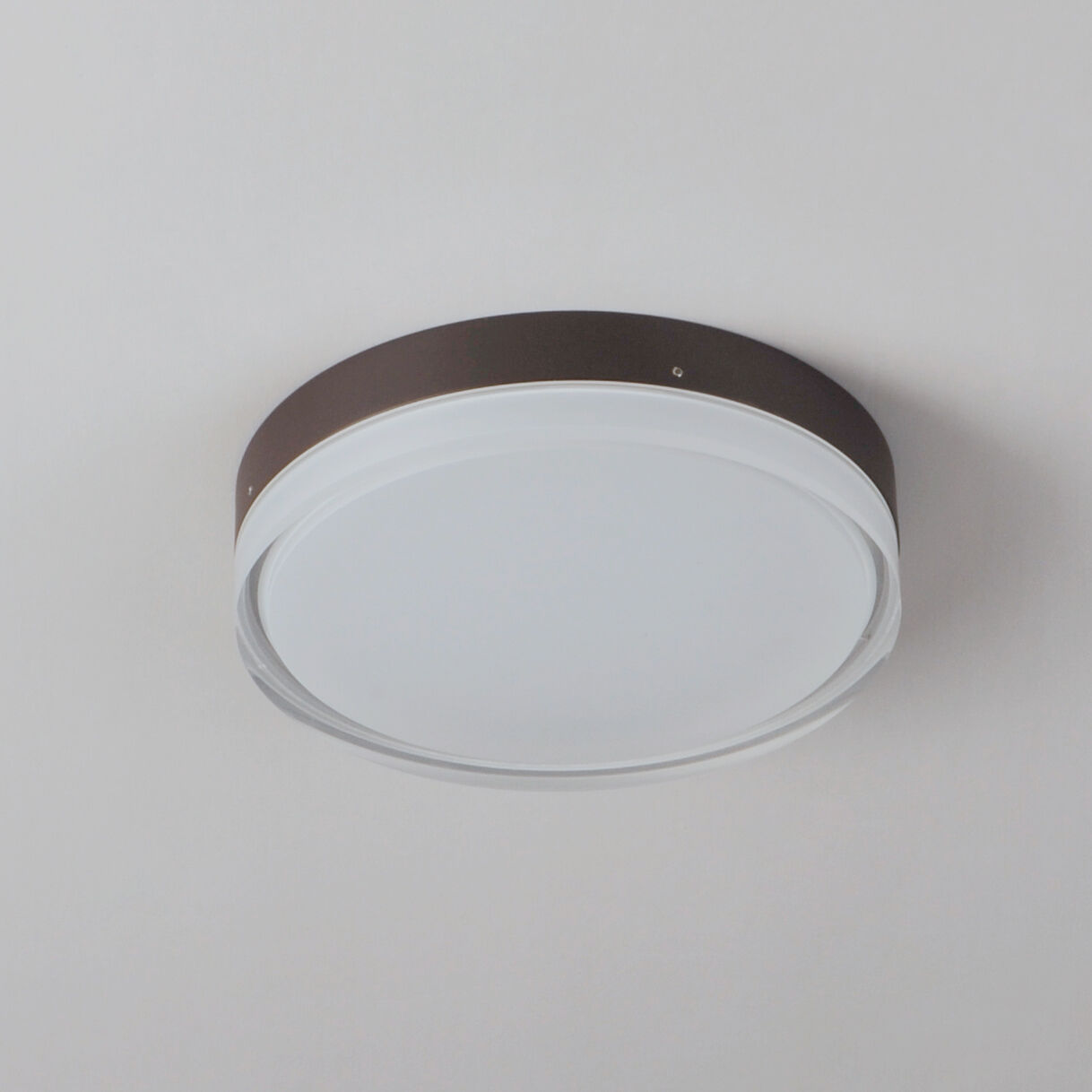 Illuminaire II LED 7 inch Bronze Flush Mount Ceiling Light