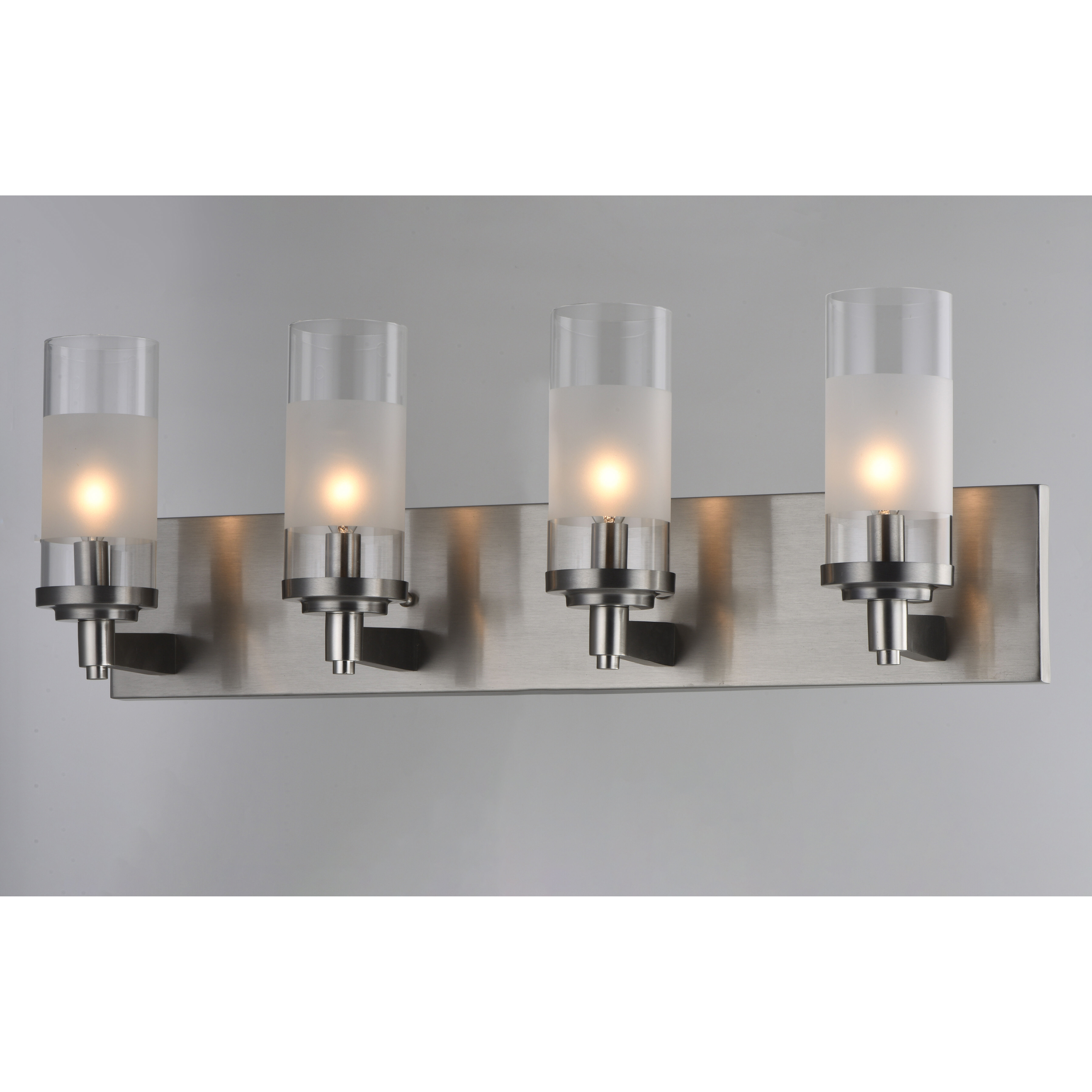 Crescendo 4 Light 25 inch Satin Nickel Wall Sconce Wall Light
