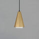 Rizzo 1 Light 5.75 inch Black and Antique Brass Single Pendant Ceiling Light