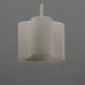 Corsica 1 Light 12.5 inch Natural Aged Brass Single Pendant Ceiling Light