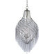 Twirl 3 Light 16.75 inch Golden Silver Chandelier Ceiling Light