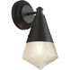 Hargreaves 1 Light 6 inch Black Wall Sconce Wall Light