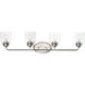 Acadia 4 Light 35 inch Satin Nickel Bath Vanity Wall Light
