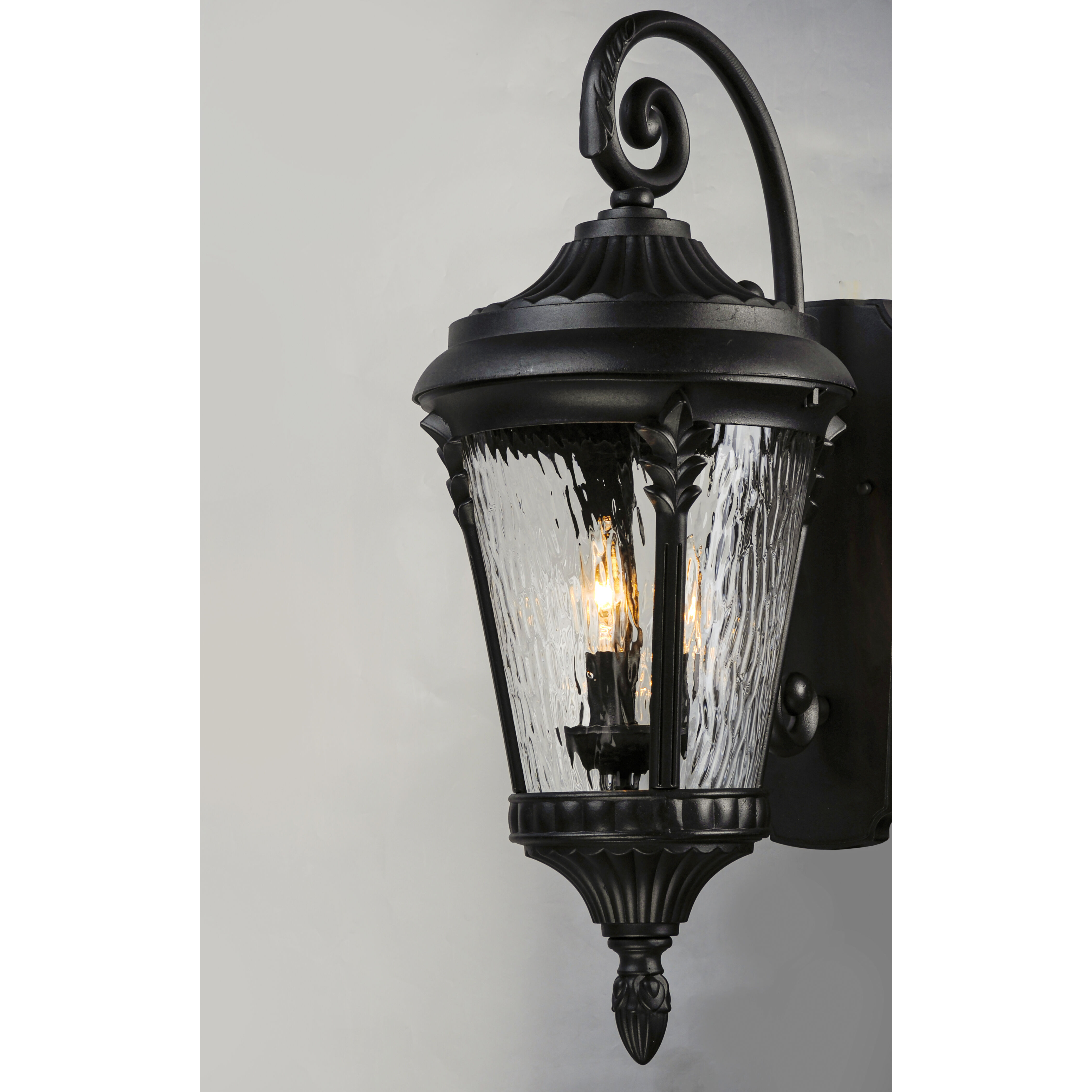 Sentry 3 Light 26 inch Black Outdoor Wall Mount