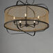 Cestino 5 Light 30 inch Antique Bronze Chandelier Ceiling Light
