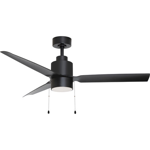 Falcon - Pull 52 inch Black Indoor Ceiling Fan