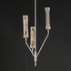 Regent LED 14 inch Light French Gray and Natural Aged Brass Multi-Light Pendant Ceiling Light