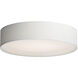 Prime LED 25 inch Flush Mount Ceiling Light in White Linen