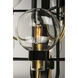 Bauhaus 6 Light 32 inch Bronze/Satin Brass Linear Pendant Ceiling Light