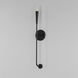 Vela 1 Light 5 inch Black ADA Wall Sconce Wall Light