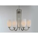 Taylor 5 Light 28 inch Satin Nickel Chandelier Ceiling Light