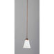 Vital 1 Light 5.5 inch Oil Rubbed Bronze Mini Pendant Ceiling Light