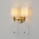 Lucent 2 Light 13.75 inch Heritage Wall Sconce Wall Light