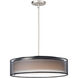 Prime LED 20 inch Satin Nickel Single Pendant Ceiling Light