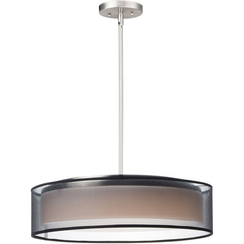Prime LED 20 inch Satin Nickel Single Pendant Ceiling Light