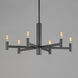 Emana 6 Light 25.5 inch Black Chandelier Ceiling Light