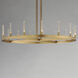 Ovation LED 47 inch Gold Chandelier Ceiling Light