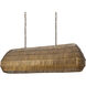 Gilda 5 Light 59 inch Antique Brass Linear Pendant Ceiling Light