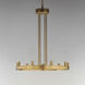 Ovation LED 24 inch Gold Single-Tier Chandelier Ceiling Light