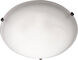 Malaga 2 Light 13 inch Oil Rubbed Bronze Flush Mount Ceiling Light in Marble