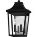 Sutton Place VX 2 Light 17 inch Black Outdoor Wall Mount