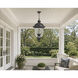 Carriage House VX 3 Light 12.5 inch Oriental Bronze Outdoor Hanging Lantern