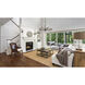 Franklin 9 Light 40 inch Driftwood/Black Chandelier Ceiling Light