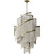 Fontaine 7 Light 23.5 inch Golden Silver Chandelier Ceiling Light