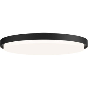 Float LED 15.25 inch Black Flush Mount Ceiling Light