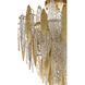 Majestic 10 Light 24 inch Gold Leaf Flush Mount Ceiling Light