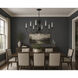 Paloma 8 Light 36 inch Anthracite Chandelier Ceiling Light