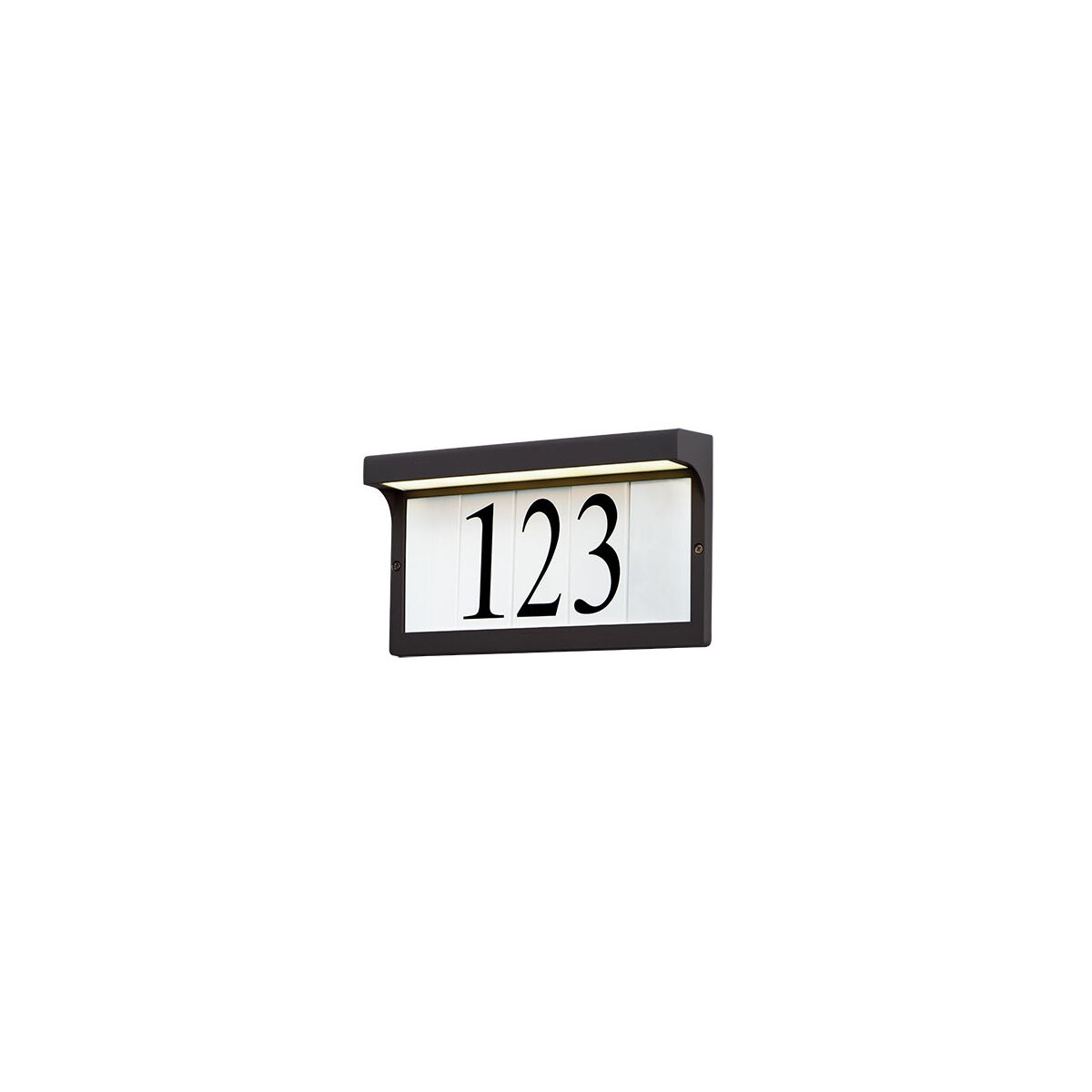 Address LED 7 inch Bronze Address Light Frame