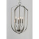 Provident 4 Light 14.5 inch Satin Nickel Chandelier Ceiling Light