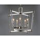 Lucent 5 Light 23.25 inch Polished Nickel Chandelier Ceiling Light