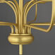 Vela 18 Light 40 inch Satin Brass Single-Tier Chandelier Ceiling Light