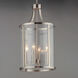 Sentinel 4 Light 12 inch Satin Nickel Single Pendant Ceiling Light