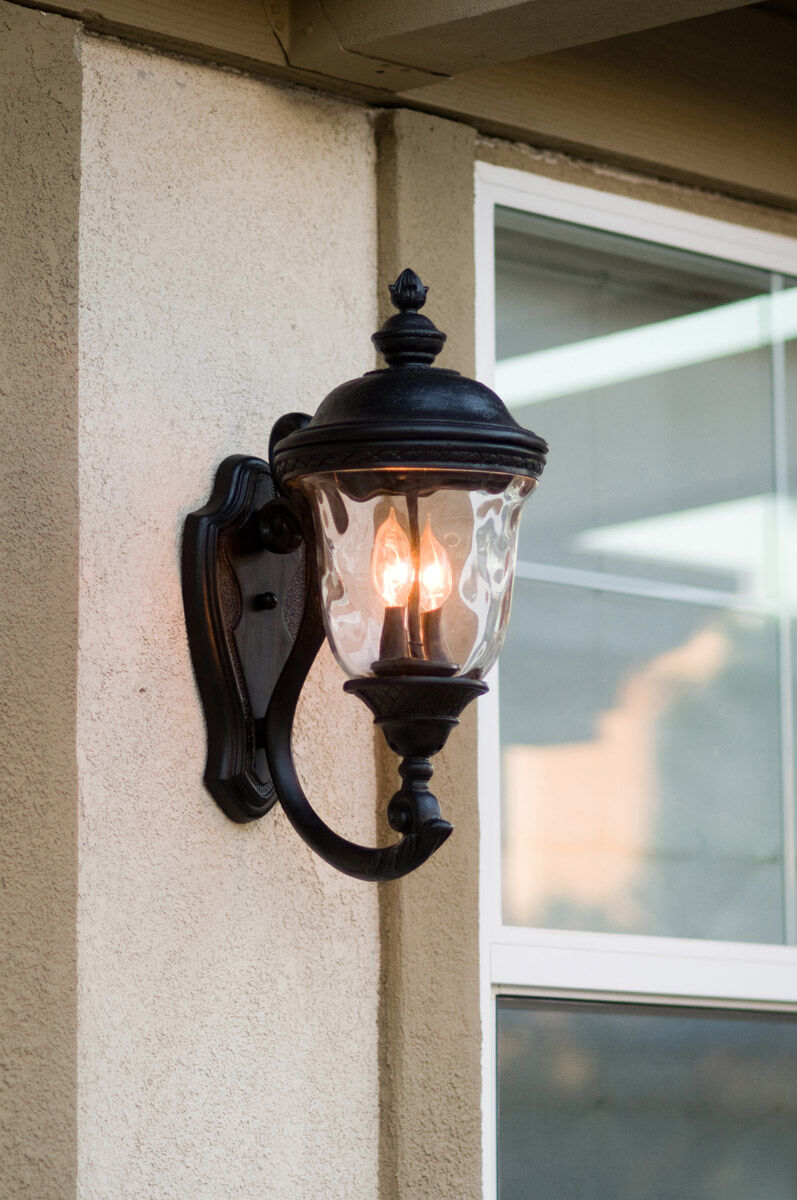 Carriage style shop outdoor lights
