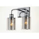 Filigree 2 Light 11.5 inch Polished Chrome Bath Vanity Wall Light