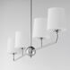 Bristol 4 Light 48 inch Satin Nickel Linear Pendant Ceiling Light