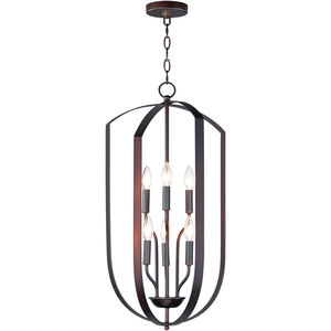 Provident 6 Light 15 inch Oil Rubbed Bronze Chandelier Ceiling Light