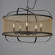 Cestino 5 Light 30 inch Antique Bronze Chandelier Ceiling Light