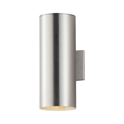 Outpost LED 15 inch Brushed Aluminum Outdoor Wall Mount