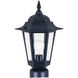 Builder Cast 1 Light 15.25 inch Black Outdoor Pole/Post Mount